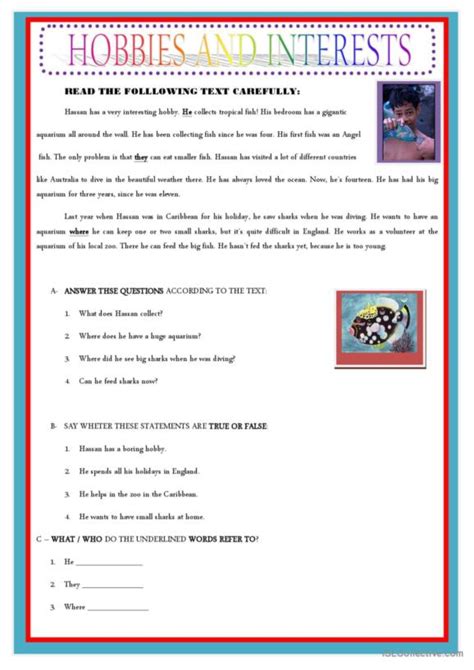 Hobbies for Kids Reading 的图像结果