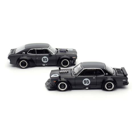 POP RACE x Daigo Saito Skyline GT-R V8 Drift Hakosuka & Datsun Laurel