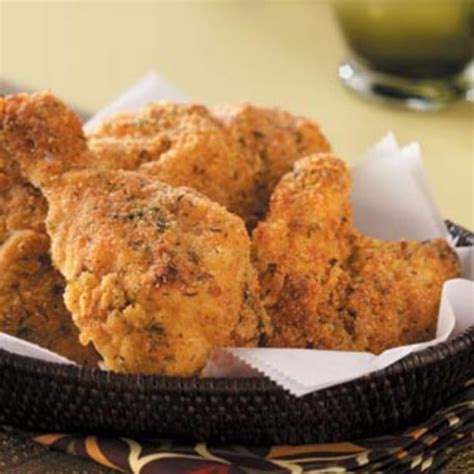 Cornmeal Oven-Fried Chicken