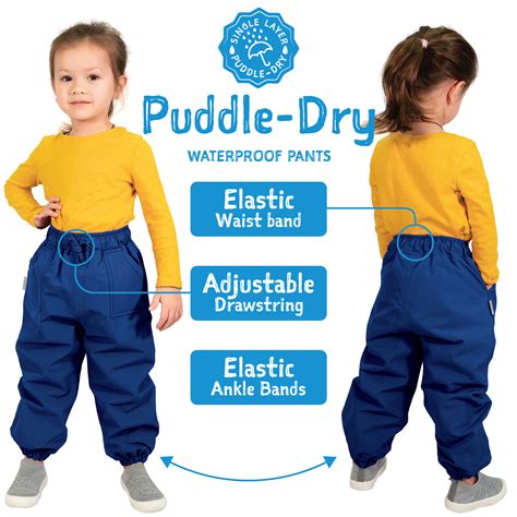 JAN & JUL Toddlers' Waterproof Breathable Rain Pants for Girls and Boys ...