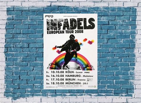 Infadels - German Dates, Tour 2008 - Konzertplakat, CA$ 36.93