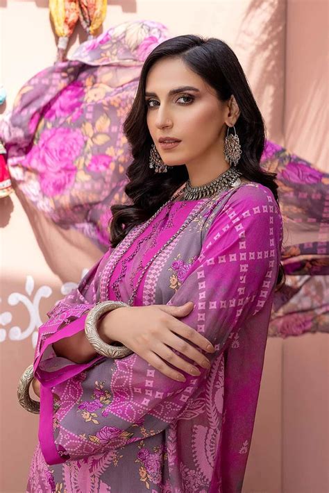 Charizma Unstitched Pakistani Lawn Suit With Chiffon Dupatta – Stilento