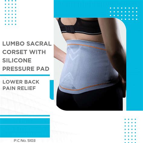 Buy VISSCO LUMBO SACRAL CORSET WITH SILICONE PRESSURE FOR OPTIMUM ...