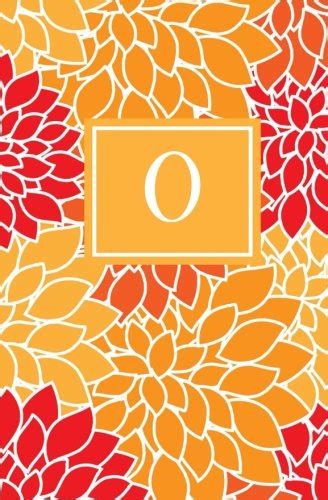 Buy O: Personalized Initial Journal/Notebook/Diary (Fall Mums Monogram ...