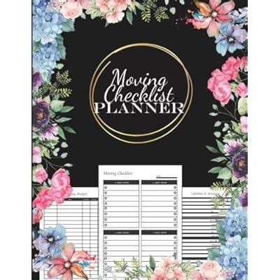 Moving Checklist Planner: Moving Checklist Journal | Ubuy India