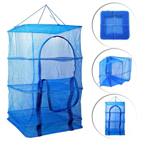 3 Layers Foldable Fish Net Environmental Drying Mesh Clothes – UNIQBUY