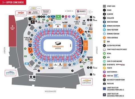 Little Caesar Arena Venue & Parking Maps | 313 Presents