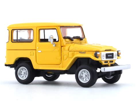 Toyota Land Cruiser FJ40 yellow 1:64 Hobby Fans diecast scale model ...