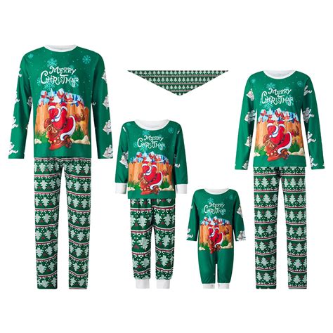 Nituyy Matching Family Christmas Pajamas Set Holiday Jammies Xmas PJS ...
