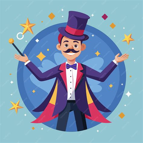 Magician Clip Art Vector Design Work | Premium AI-generated vector