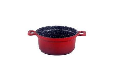 Cocotte Kamberg - 0008192 - set 4 mini cocottes ø 12 cm ronde rouge ...