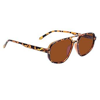 Buy Peter Jones Demi Brown UV Protected Square Unisex Fashion ...