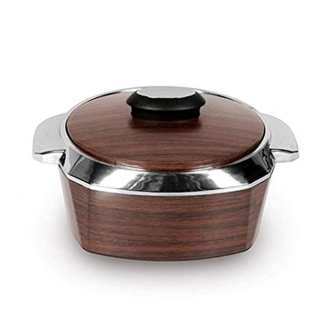 Buy Nayasa Superplast Plastic Impulse Classic Casserole, Brown, 1 ...