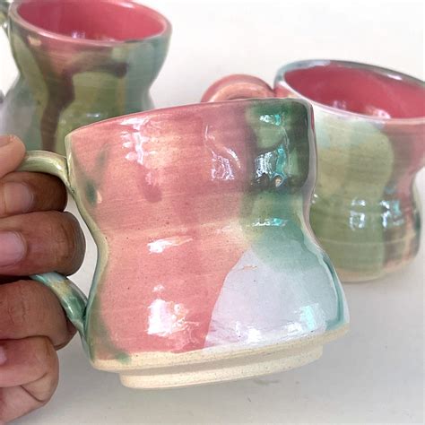 Springtime multi-coloured Cup | Mudpie Pottery