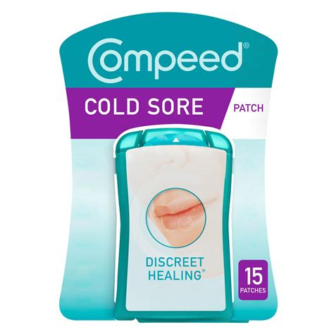 Compeed Cold Sore Patch-Invisible, Fever Blisters For Lips With 12 ...