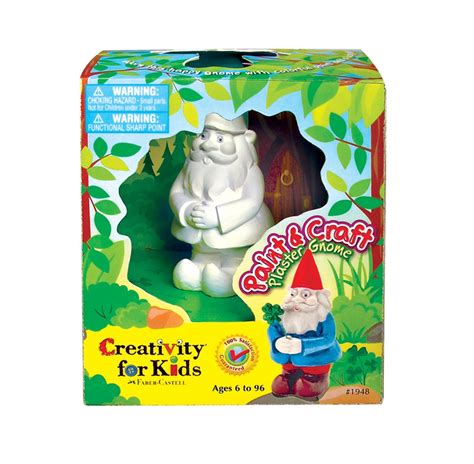 Faber Castell Creativity For Kids "Paints and Craft Plaster Gnome ...