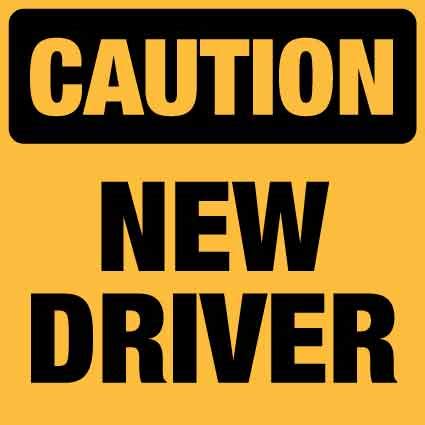 Image result for New Driver Probation Sign