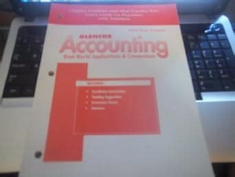 Glencoe Accounting Real-World Applications & Connections: CHapter ...