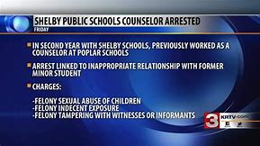 School counselors sexual misconduct
