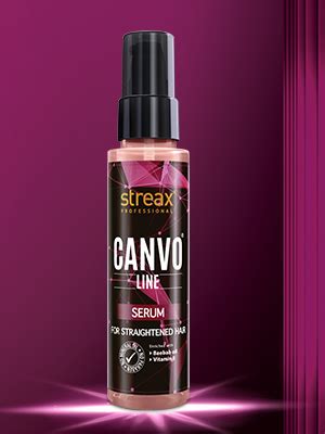 Buy Streax Professional Canvoline Straightening Post Care Hair Serum ...
