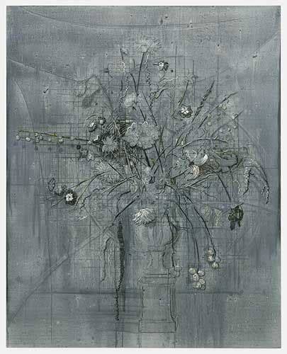 Michael Raedecker at Andrea Rosen New York - Artmap.com