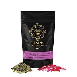 TEA SENSE Mountain Rose Black Tea | 50 g Loose Leaf | First-Flush ...