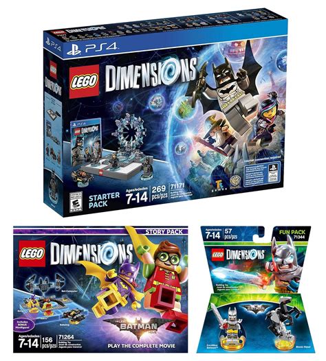 Buy Lego Dimensions Starter Pack + Lego Batman Movie Story Pack ...