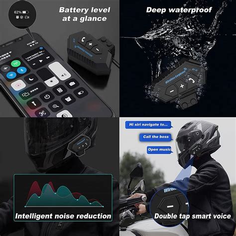 Buy Motorcycle Modular Bluetooth Helmet Full Face Flip Up Front Helmet ...