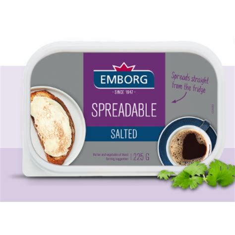Salted Spreadable Butter 225g Emborg – JITCO