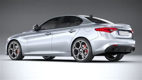 Alfa Romeo Giulia 2023 3D Model $159 - .3ds .c4d .lwo .fbx .obj .ma .max - Free3D