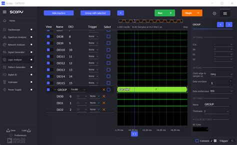 Scopy Logic Analyzer [Analog Devices Wiki]