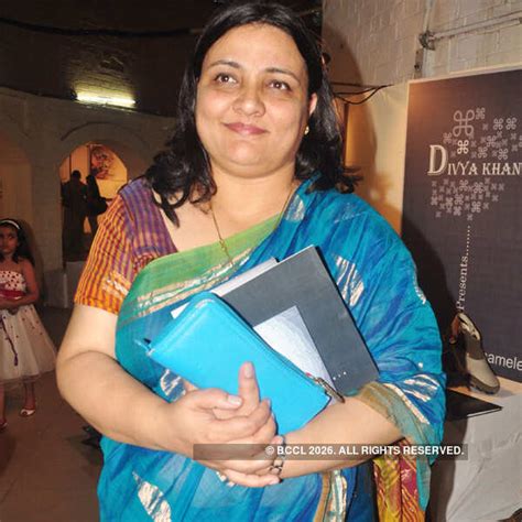 Savita Rana, Chairperson, Textile Design department, during the final ...