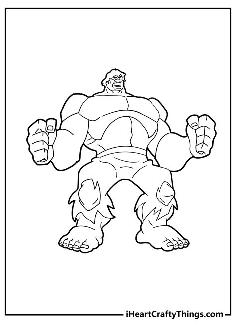 Incredible Hulk Coloring Pages