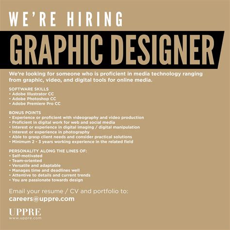 Graphic Designer Job