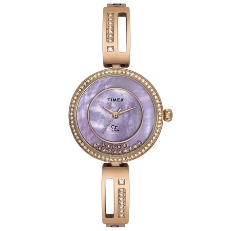Timex Fria Women Lavender Round Analog Watch - TWEL16502
