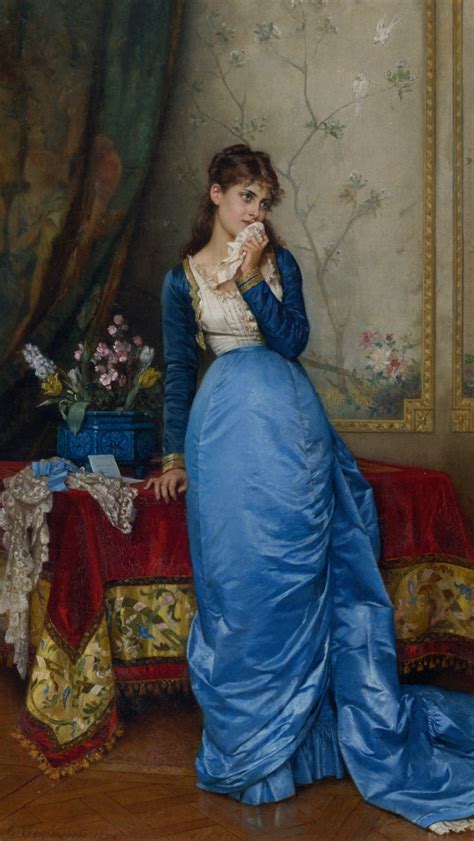 The reluctant bride (1866) by Auguste Toulmouche – Artchive