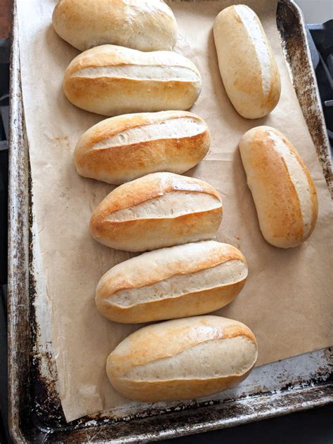 Sourdough Hoagie Sandwich Rolls Recipe
