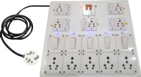 Wooden Extension Dual Pole MCB, Five 16/20A Sockets switch, Five 6A ...