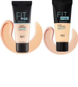 Daegu Combo of Dermocosmetics Fit-Mee Matte+Poreless Liquid Foundation ...