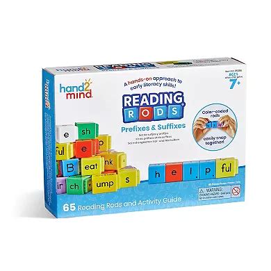 Reading Rods Prefixes & Suffixes Activity Set