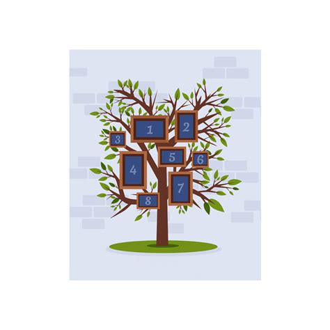 Family Tree Collage Frame 2 | Personalized Family Tree Collage Frame ...