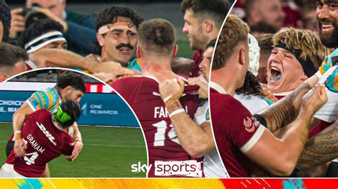 Owen Farrell at the heart of Lions scuffle after big First Nations ...