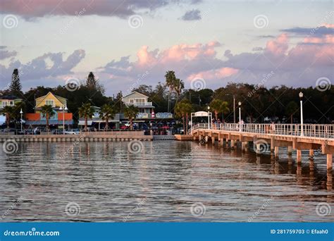 A View of the Waterfront in Gulfport Florida Editorial Stock Photo - Image of waterway, houses ...