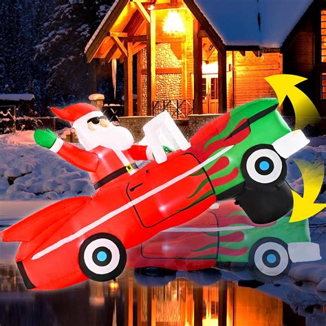 Amazon.com: Animated Christmas Inflatables Outdoor Decorations, 8FT ...