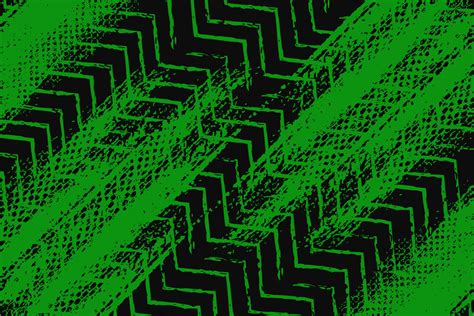 Abstract green and black grunge texture background with zigzag style ...