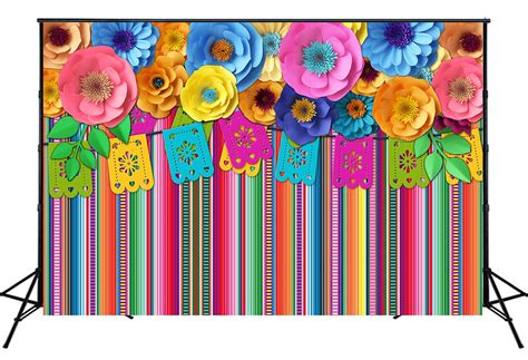 Buy Muzi 7x5ft Mexican Fiesta Theme Backdrop for Photography Mexico ...