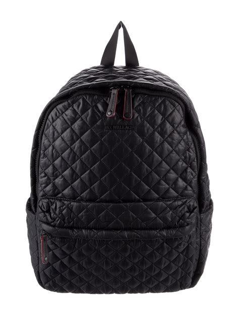 MZ Wallace Quilted Nylon Backpack - Black Backpacks, Handbags ...