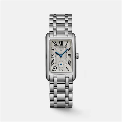 Longines Women Quartz White Dial Analog Stainless Steel Watch L55124716 ...