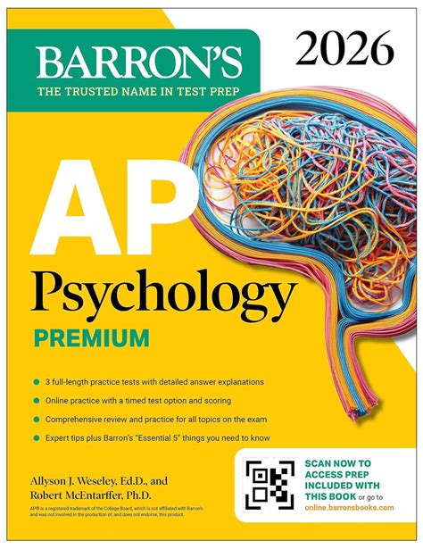 AP Psychology Premium, 2026: Prep Book with 3 Practice Tests ...