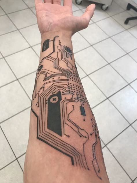 Image result for Arrow Tattoo Computer Chip